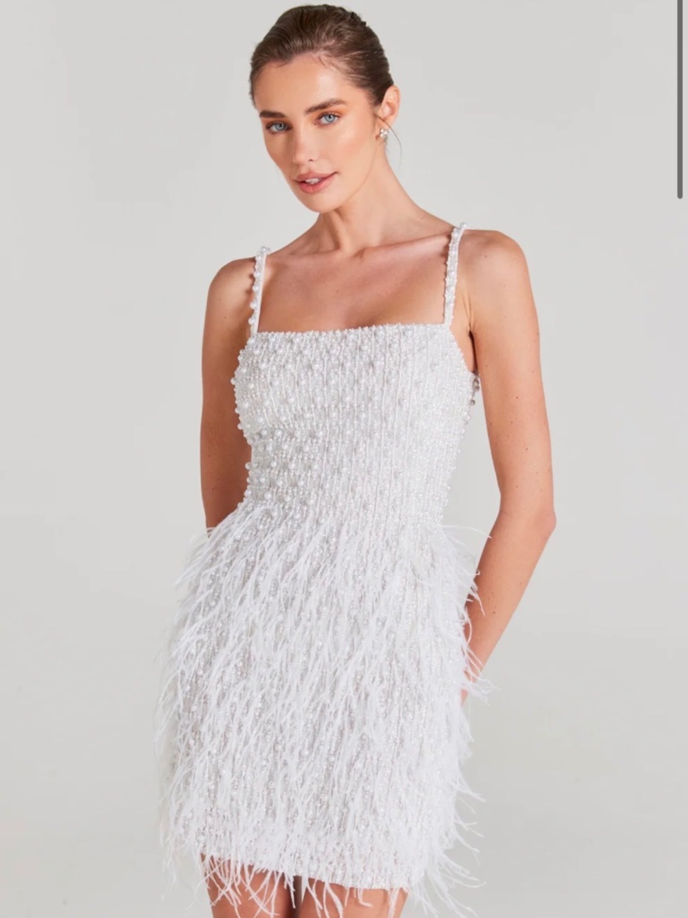 Nadine Merabi Carrie White Dress